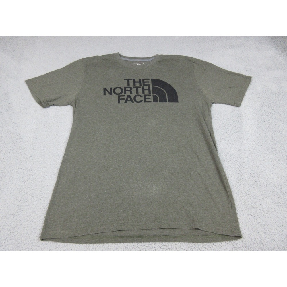 The North Face Shirt Mens Medium Green Big Logo‎ Graphic Tee Tagless Outdoor